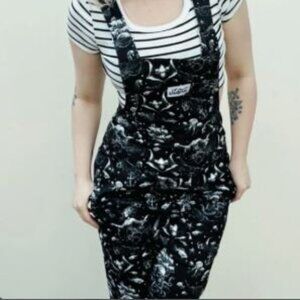 Jambats Into the Abyss Dungarees Jumpsuit L NWT